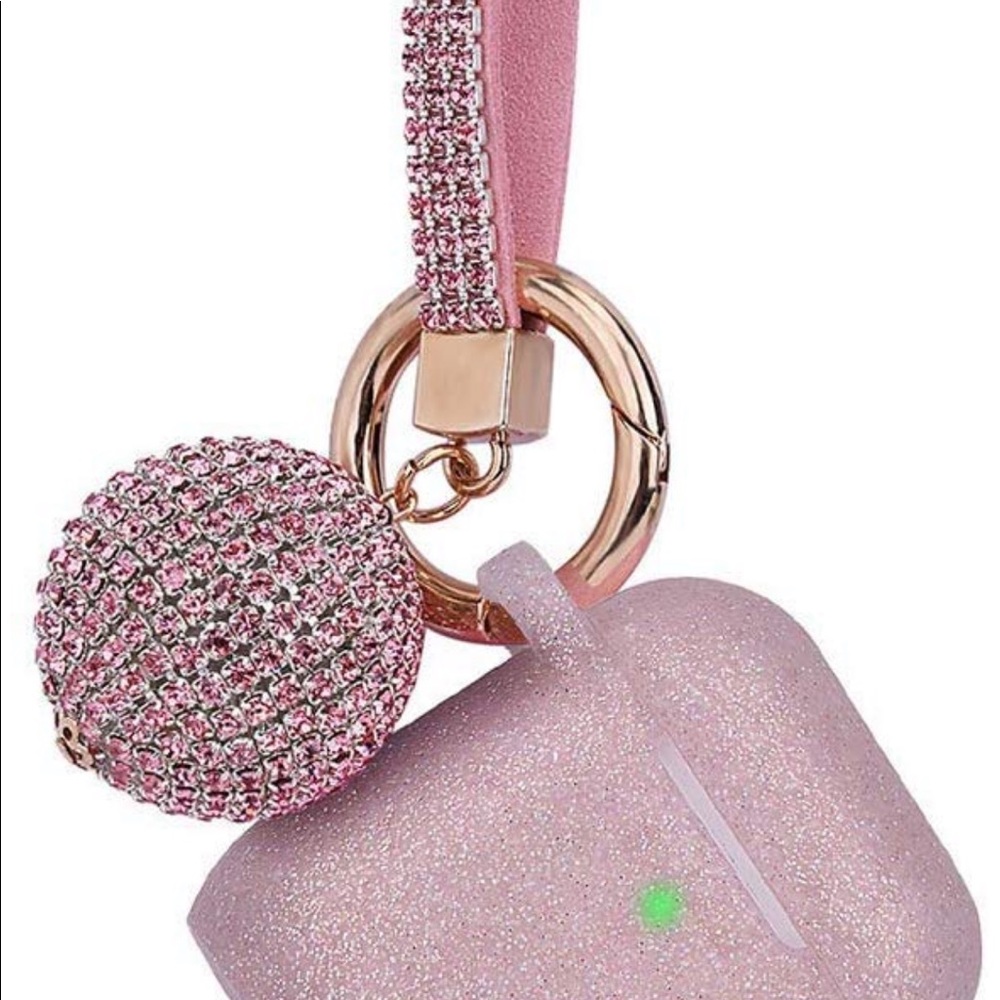 TOO CUTE Silicone Giltter Airpods 2 Case Cover !